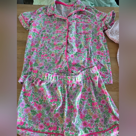 Set of 2 Tahari Matching Pajama Top & Shorts Set Girls Size 7/8 EUC Choose Style - Picture 2 of 16